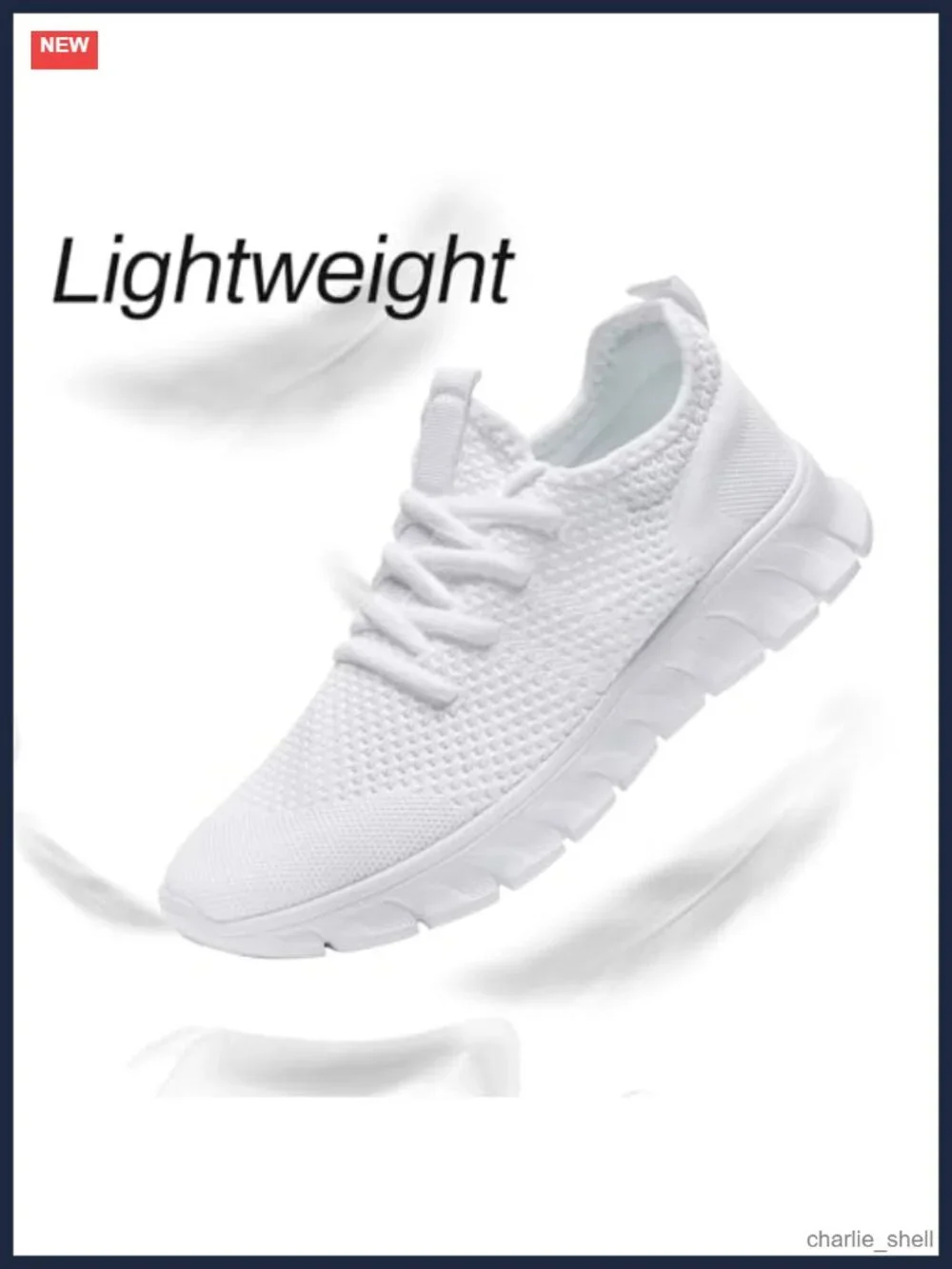Men's Lightweight Breathable Mesh Athletic Running Tennis Sneakers